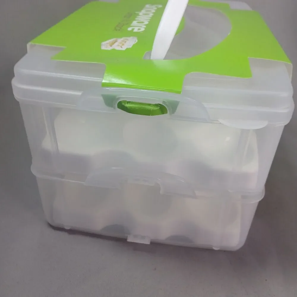 Snapware Snap N Stack Egg Tainer Deviled Egg Carrier Storage 24 Eggs NEW